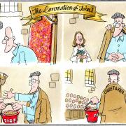 Our cartoonist Steven Camley's take on John Swinney